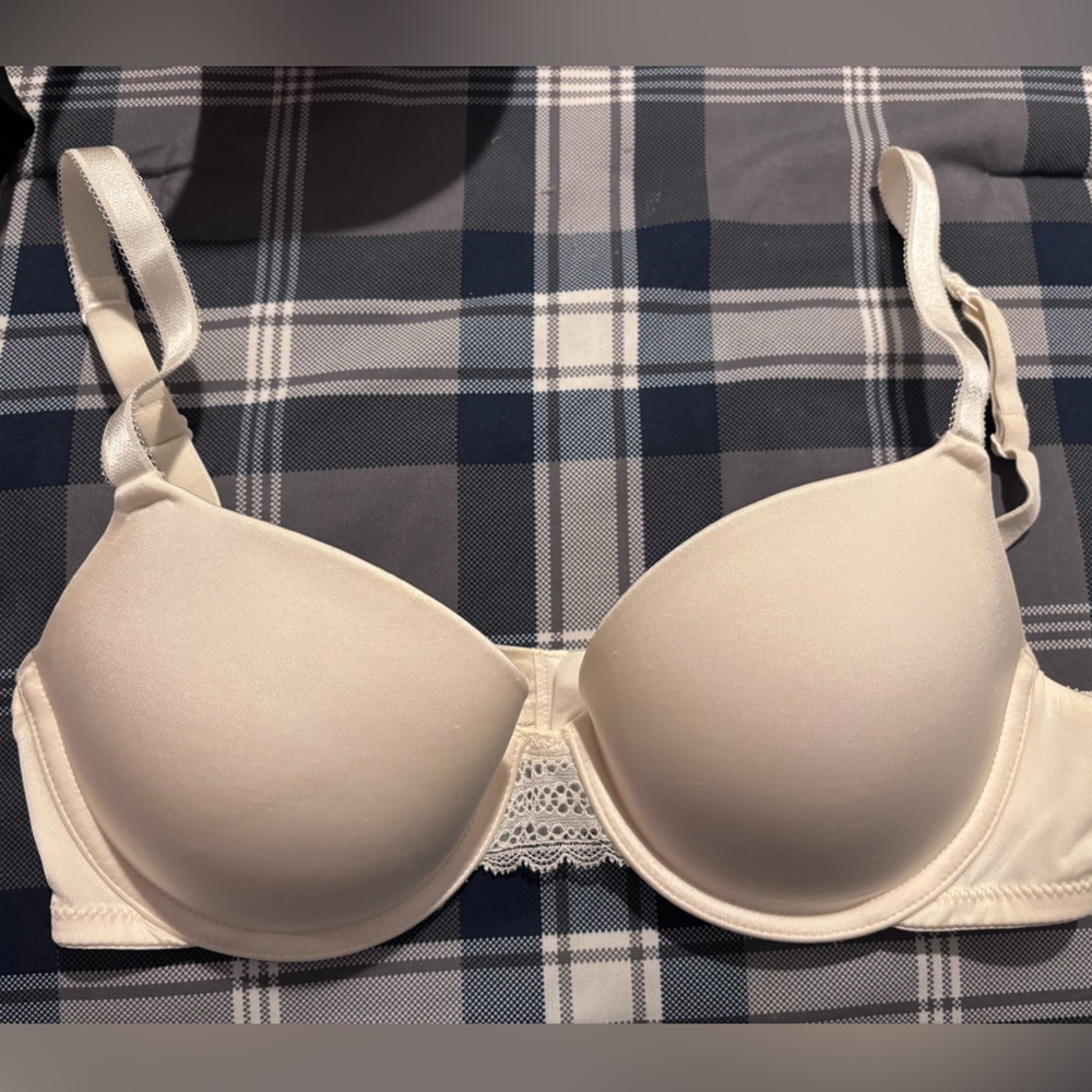 Auden Cream Lace Accent Bra